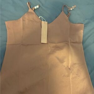 Elegant Tan Slip Dress
